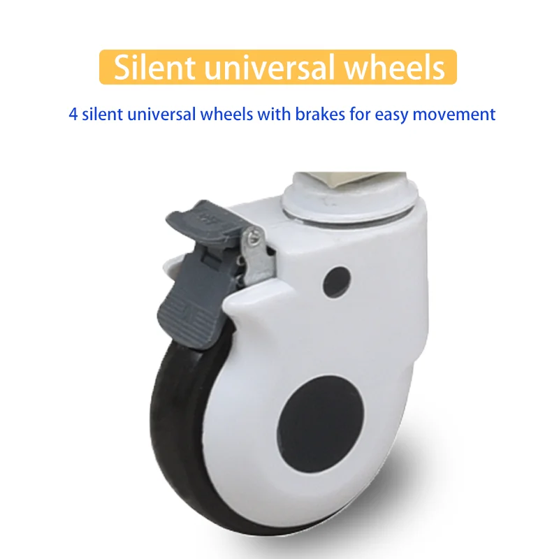 Factory Price Multi-function Hospital Bed Case for Patient with Good Quality OEM Wheels Overbed Table Wooden Metal BJ-B-0324 HEB