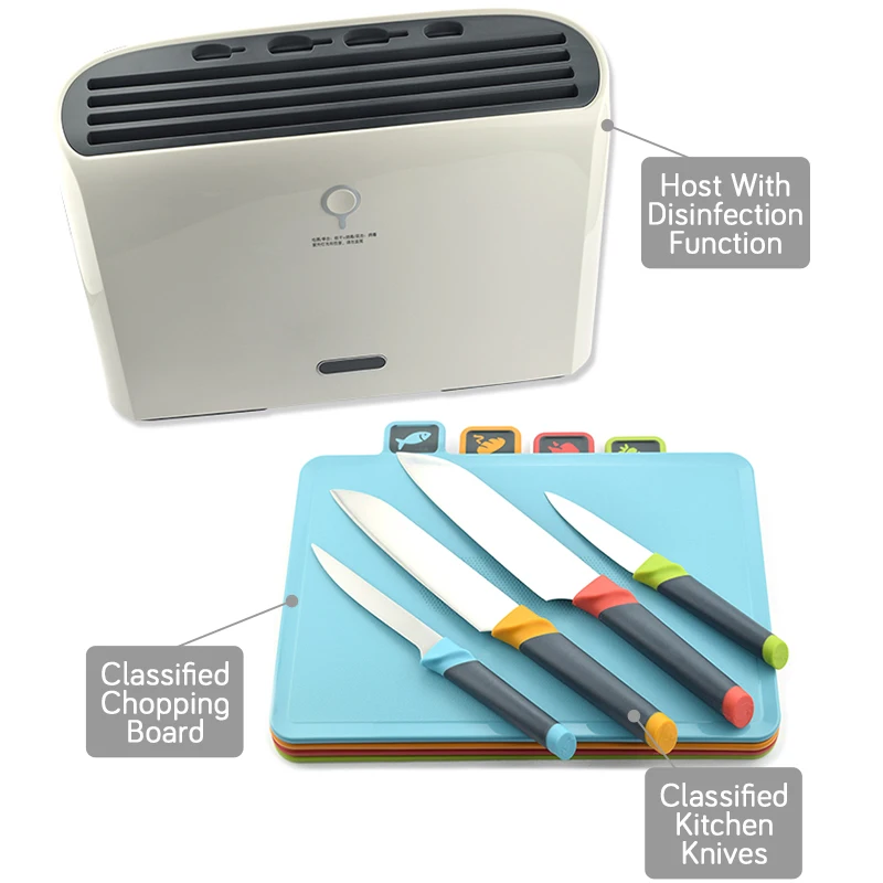 
Automatic UV Light Disinfection Cutting Board Sterilizer Sets Chopping Board 