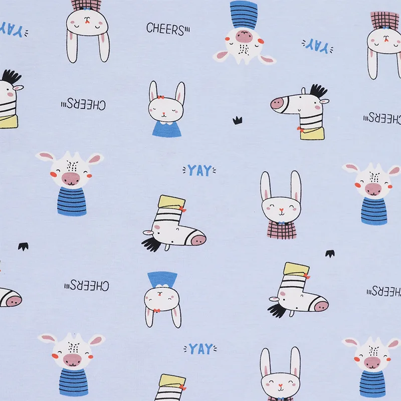 New product 96%cotton 4% spandex knitted fabric custom print elastane 250gsm suppliers for apparel-t-shirt.