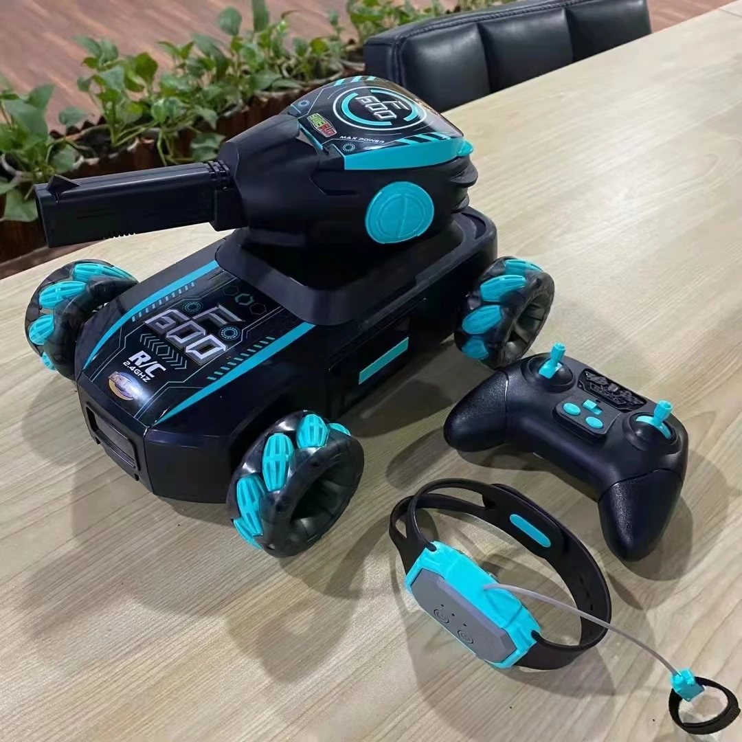 Дешевый высококачественный Радиоуправляемый автомобиль 4x4, высокоскоростной четырехколесный привод, дистанционное управление, Радиоуправляемый танк, игрушечный автомобиль с USB зарядкой