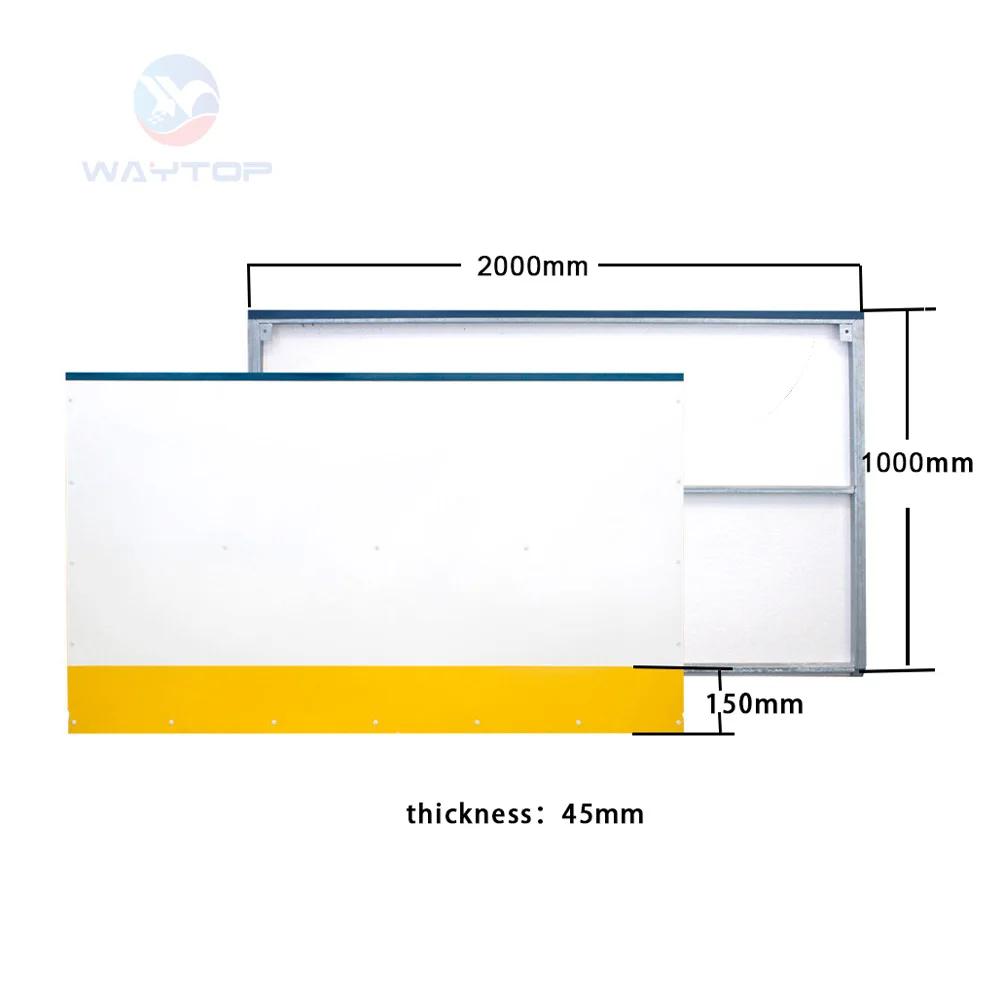 plastic floorball dasher board/ hdpe hockey dasher board