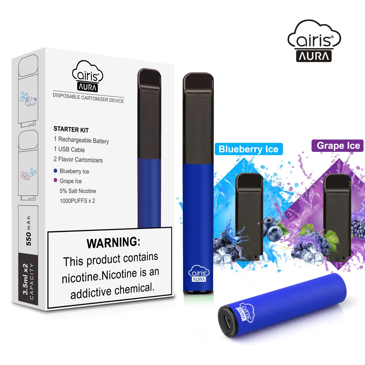 3.5ml pod system vape with rechargeable good quality