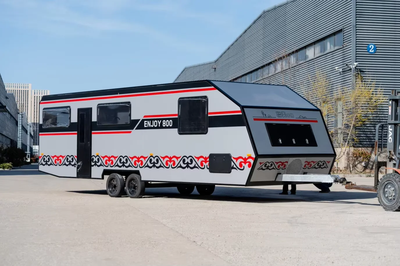 Sharefer Leisure Camper 24ft camping Caravan for 5-6 people Off Road Caravans Off road Camper Trailer