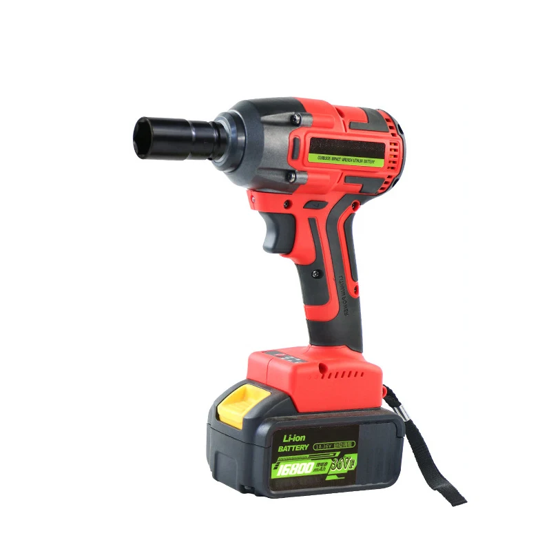 21V Brushless Electric Cordless Wrench Electric Impact Wrench Cordless Impact Wrench High Torque