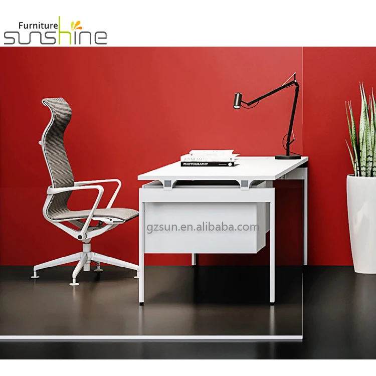 Creative Open Workstation Table Office Desk Executive Home Office Desk L-shape With Drawers