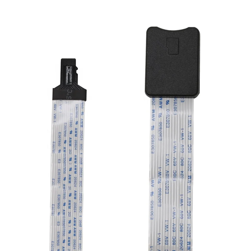 10/15/25/46/48cm TF Male To TF Female Card Reader Extension Adapter Cable Extender For Car GPS Phone TV Camera