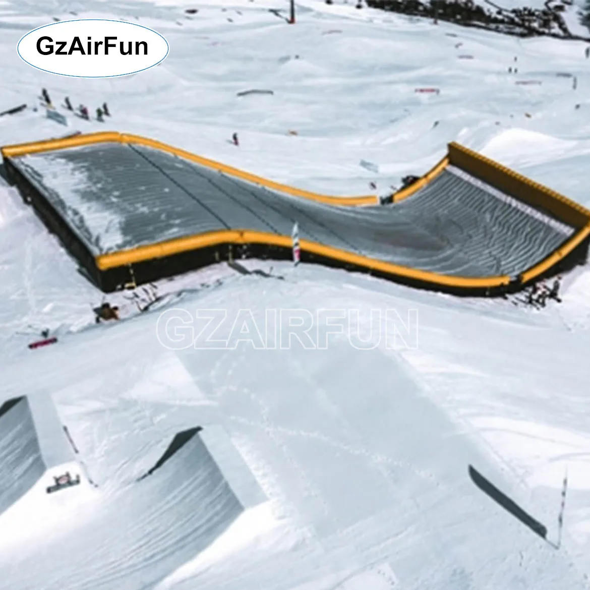 Custom Extreme Sport Freestyle Bike Jump Inflatable Snowboard Airbag Ramp For Fmx Mtb Bmx Inflatable Airbag Landing