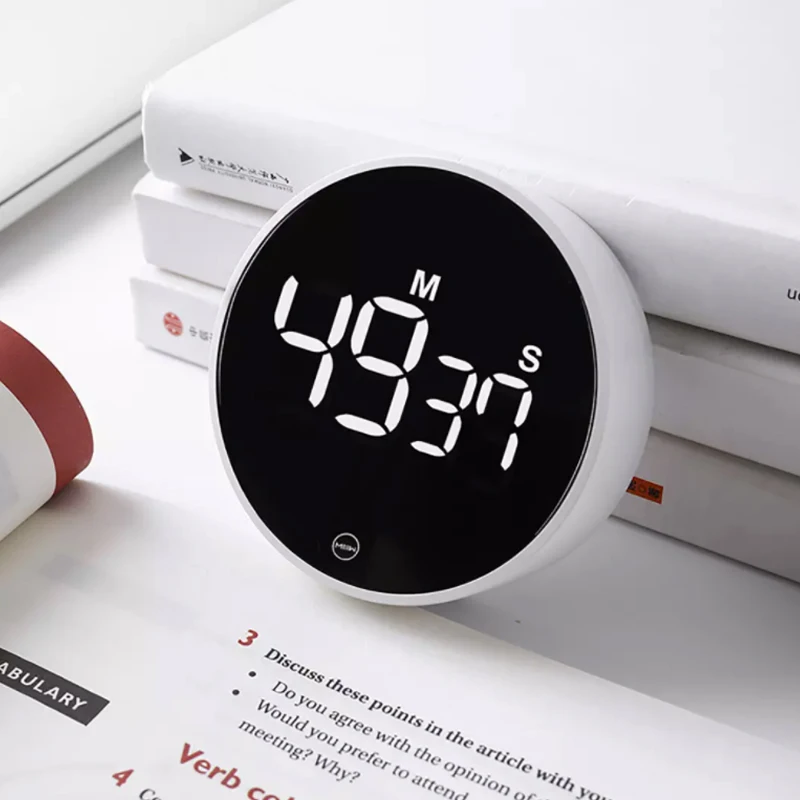 Xiaomi MIIIW таймер вращения Регулируемый звук яркость Магнитный на задней стороне светодиодный цифровой дисплей стильный и
