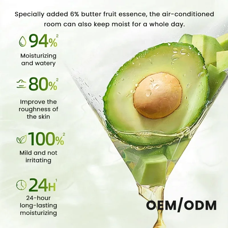 MULAN Avocado Vitamin E Body Lotion 500ml Deeply Moisturizing Moisturizer
