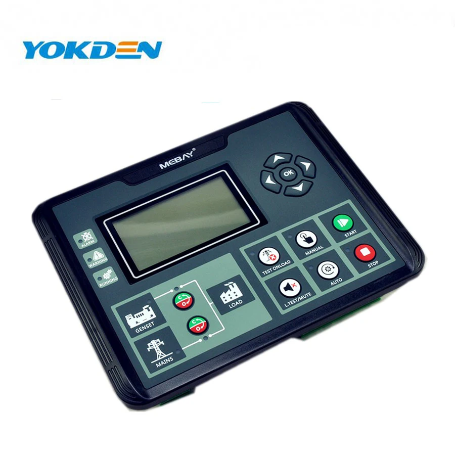 Панель управления генератором Mebay с ЖК-дисплеем 3,5 дюйма, контроллер генератора DC52D MKII AMF