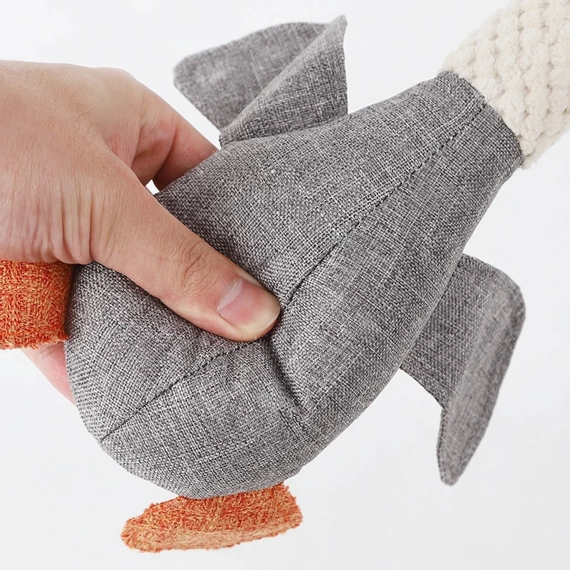 Hot Sale Wild Goose Squeaking Linen Pet Toys Cats Dogs Bite Resistant Simulation Relief Pet Plush Toys