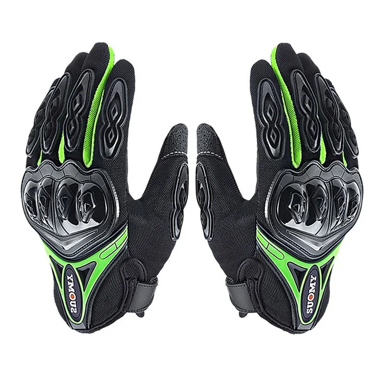 Custom Printed High Quality Motorbike Racing Gloves Safety Full Finger Motorcycle Gloves