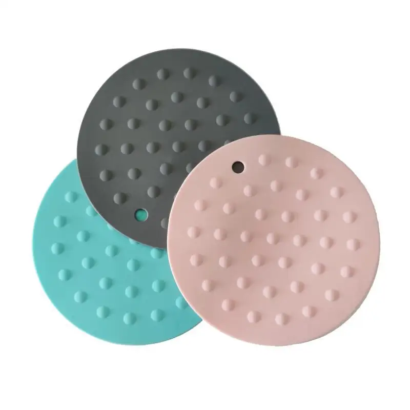 Kitchen heat insulation mat Silicone cup mat non-slip induction cooker mat