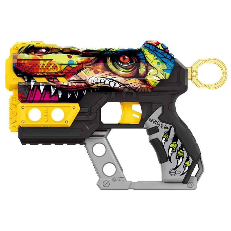 New Design Boys Shooting Game Plastic Toy Gun,UV Printing Eva Soft Bullets Shoot Toy Gun,Plastic Toy Guns With 8 Bullets Shoot