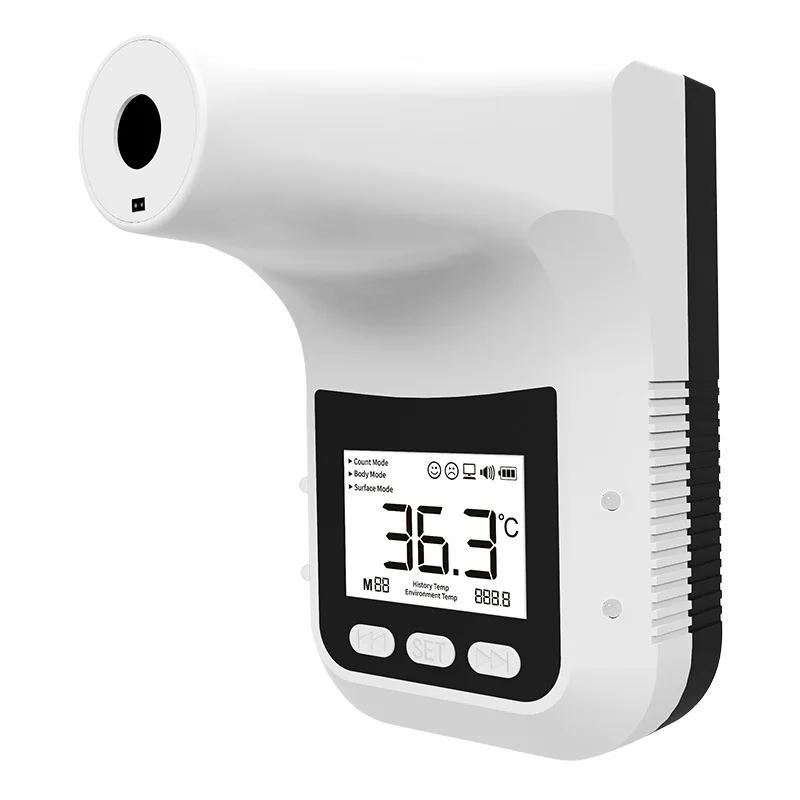 
K3 Pro Body Thermal Scanner with Voice Alarm LCD Display install industrial use digital thermometer 