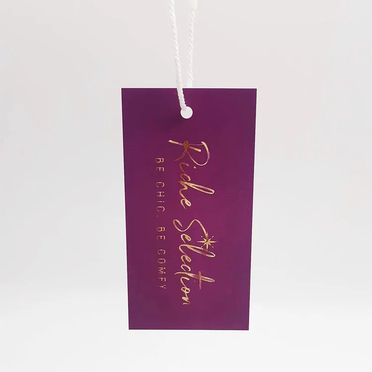 Custom Brand Name Matte Lamination Offset Printed Paper Card Booklet Tags for Product Instructions