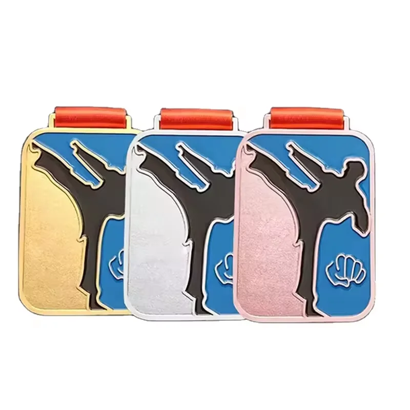 Customized 2024 poomsae taekwondo  boxing powerlifting weightlifting bodybuilding medal for women