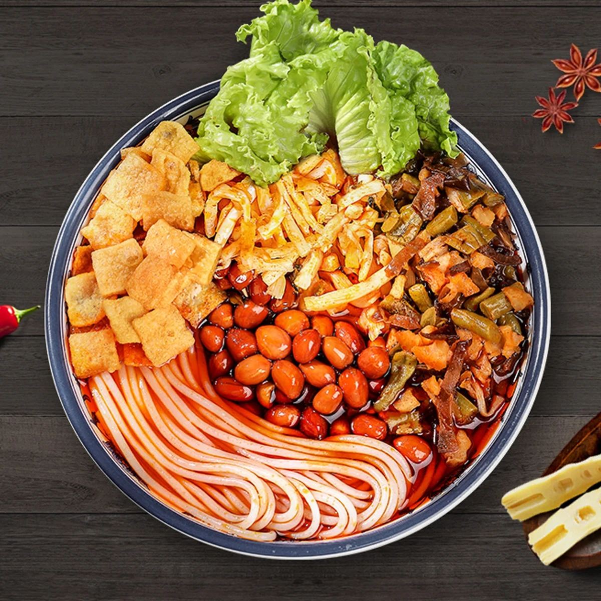 Professional custom fast food survival food rations large hot pot pasta fast food