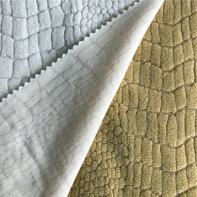 
Wholesale towel stretch jacquard knitting 002 fabric for upholstery bedding, towel, blankets,pillow 