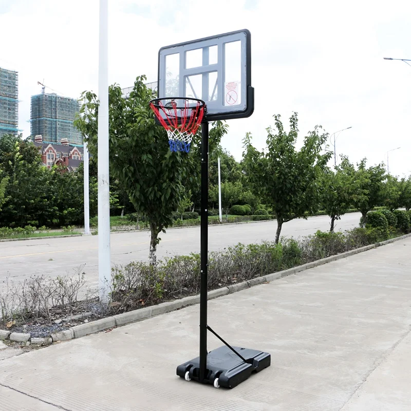 A-100321AL Wholesale Adjustable/Removable Outdoor 43' Backboard Basketball Stand Hoop Portable For Adult/Kids