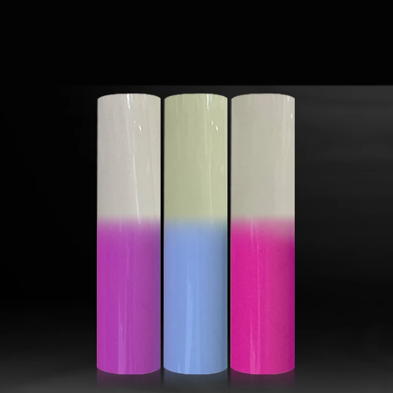 Color Changing Vinyl Heat Transfer Light Variable Puff Heat Transfer Vinyl HTV Heat Sensitive Iron on Vinyl for Shirts