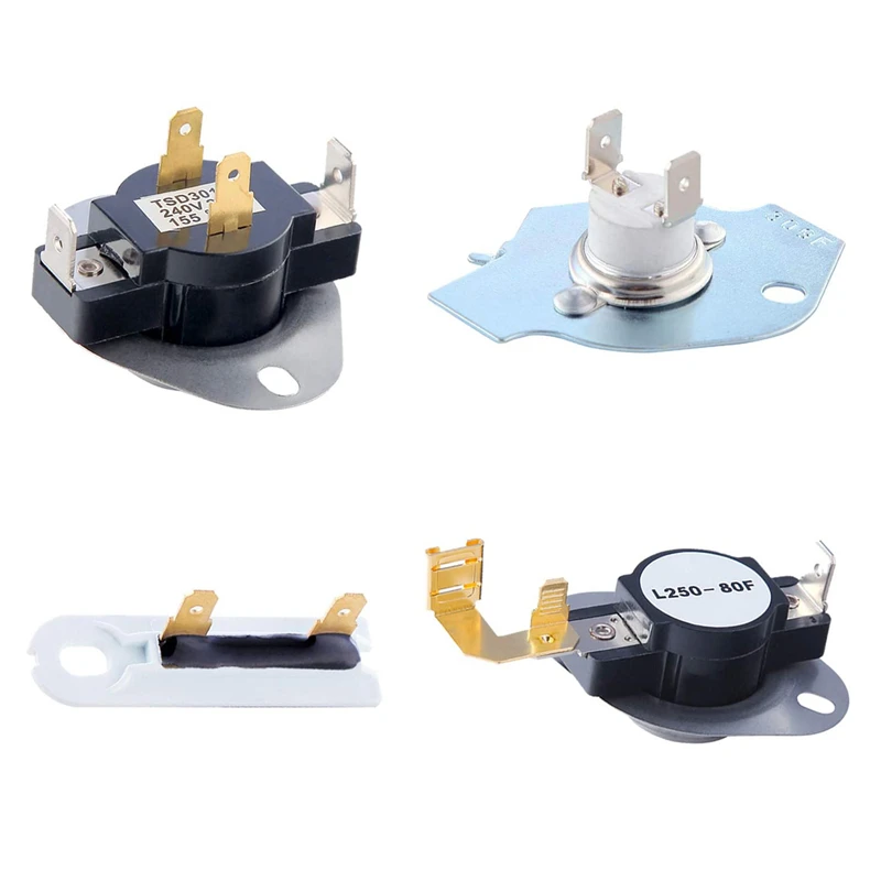 Dryer Replacement Part Kit include 3387134 & 3977767 Dryer Thermostat and 3392519 & 3977393 Dryer Thermal Fuse