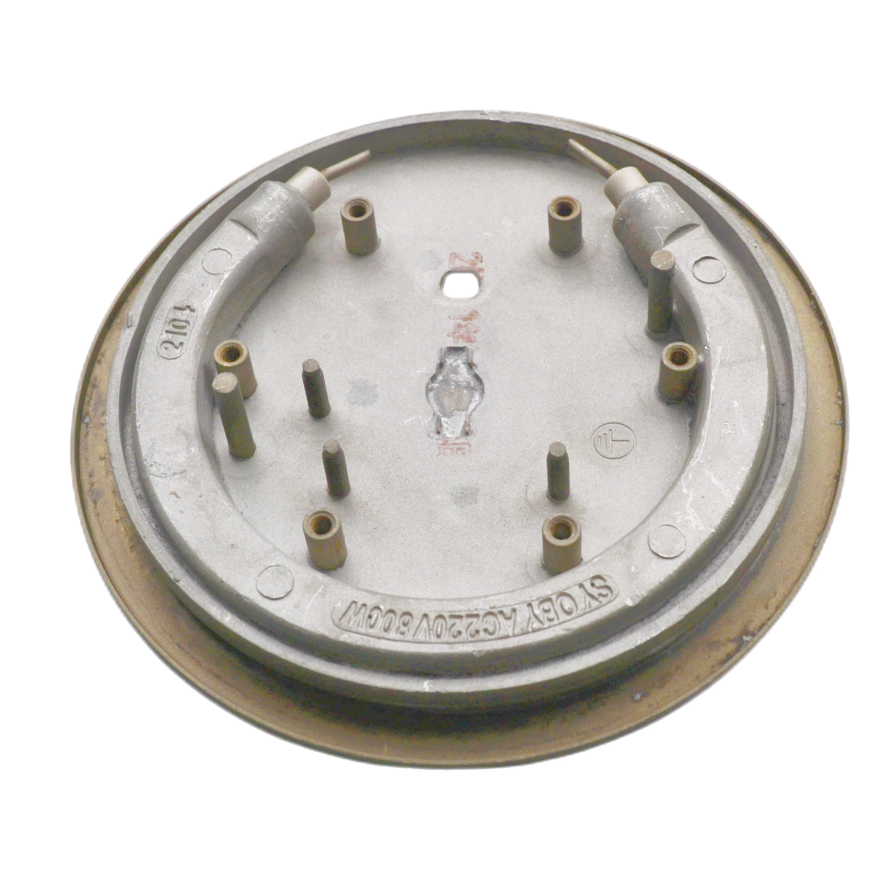 Custom 304/316 stainless steel heating fittings for full container/coffee maker etc