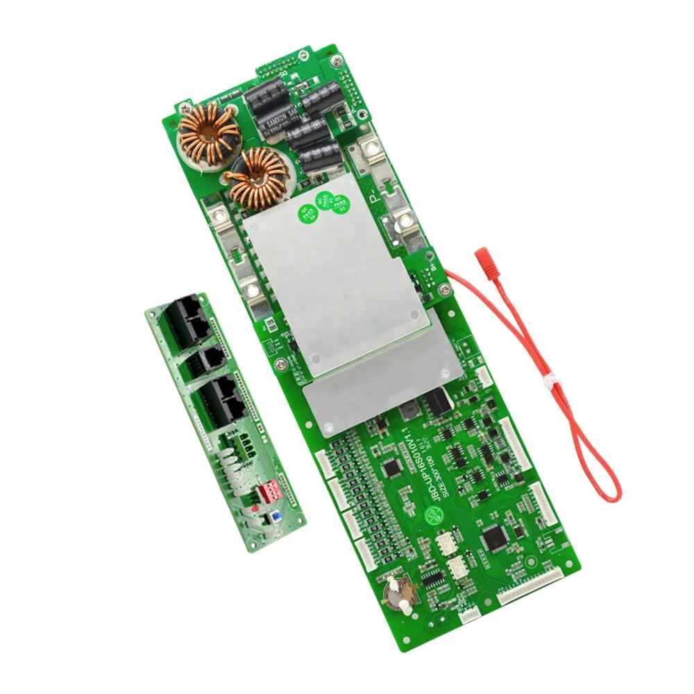 JiaBaiDa Peak Current 600A 3.2V LiFePO4 BMS 48V 16S 15S with LCD LED Heating Function for Energy Storage