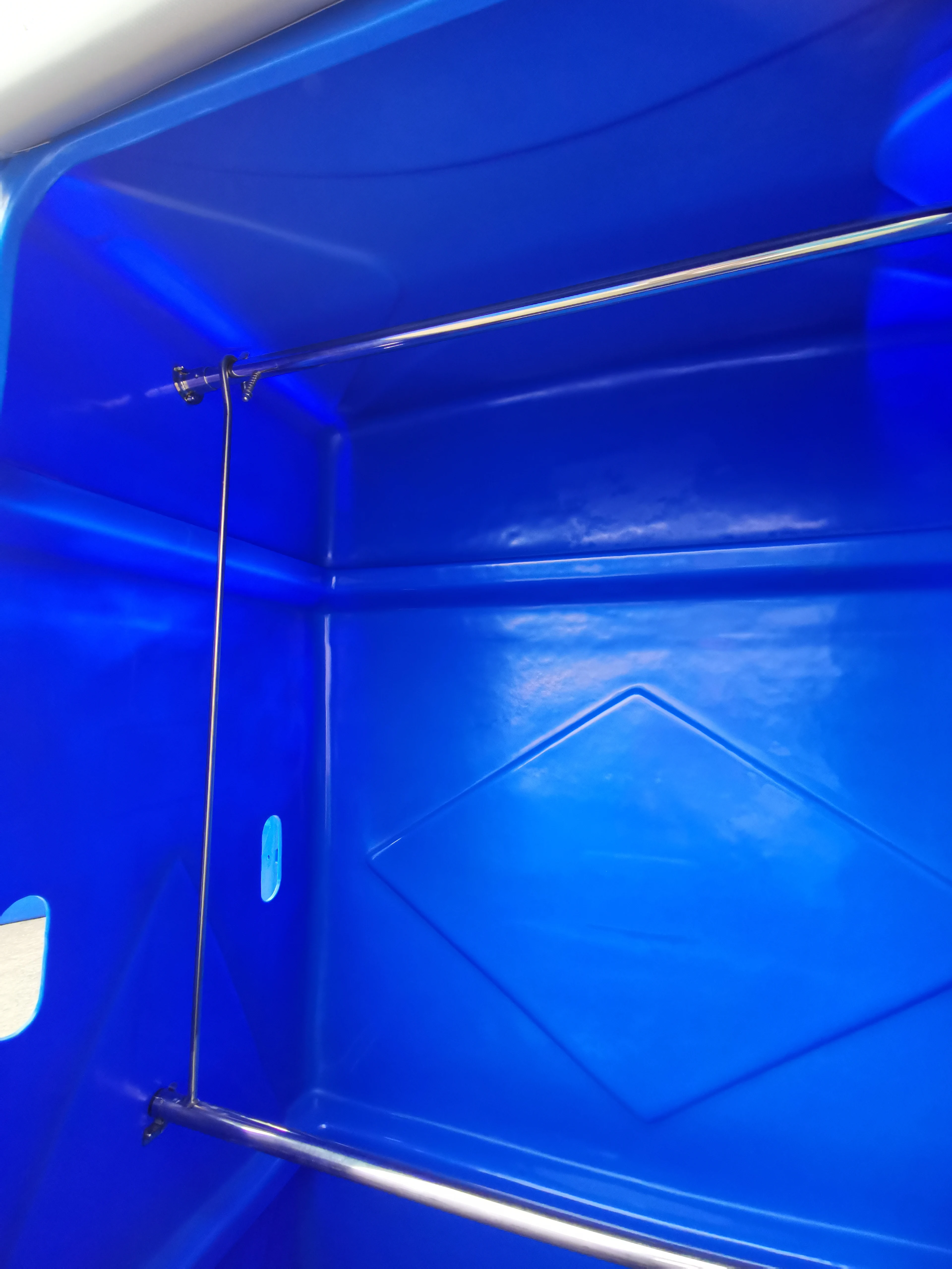 1100L Durable HDPE Plastic Large Capacity Laundry Trolley Laundrycart With PVC Canvas