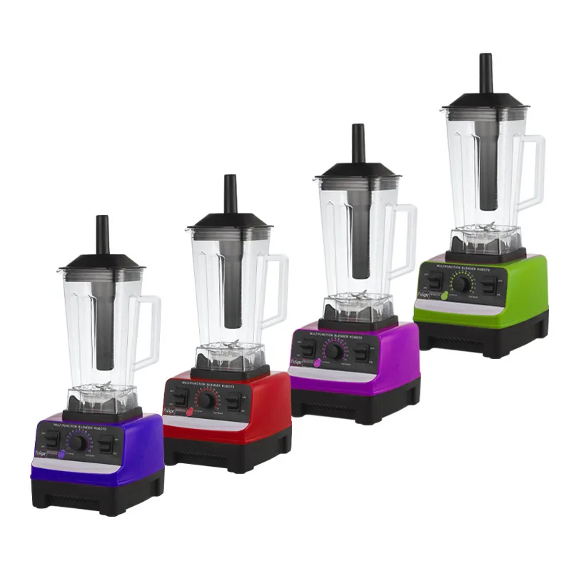 Home Appliances 2200W Stainless Steel Base Commercial Blender Food Mixer Heavy Duty Mixer Juicer Ice Blender