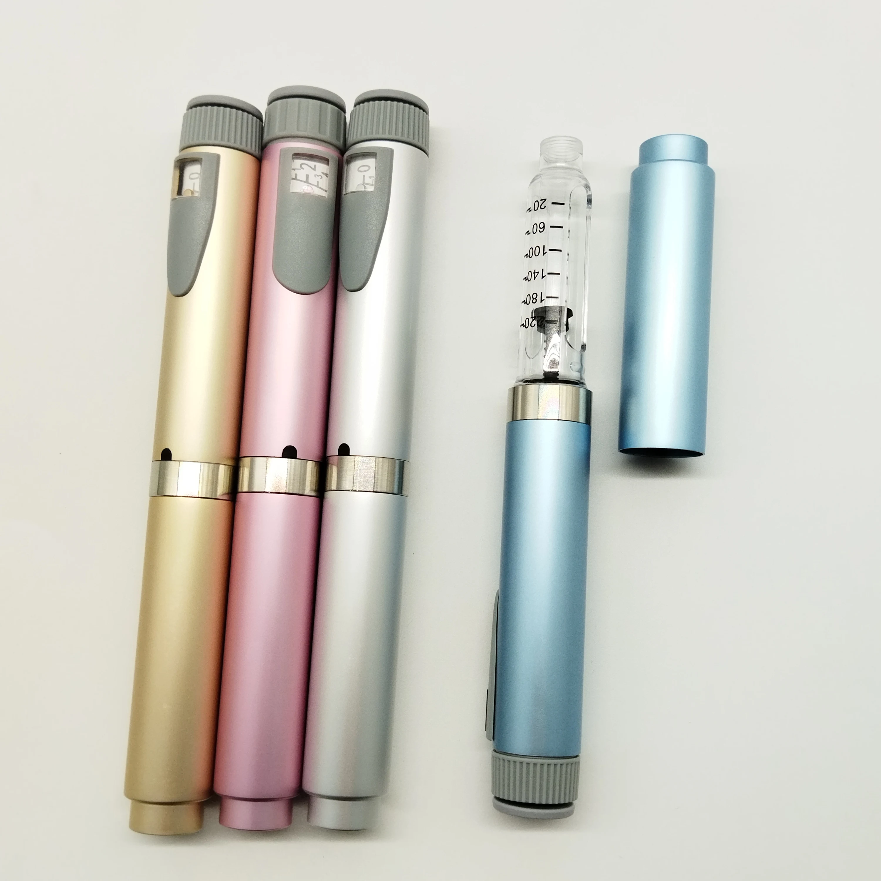 Novovine Disposable Insulin Pen Injector with 3ml Cartridge 4ml Flex Insulin Pen Needle 32g Refillable Insulin Pen