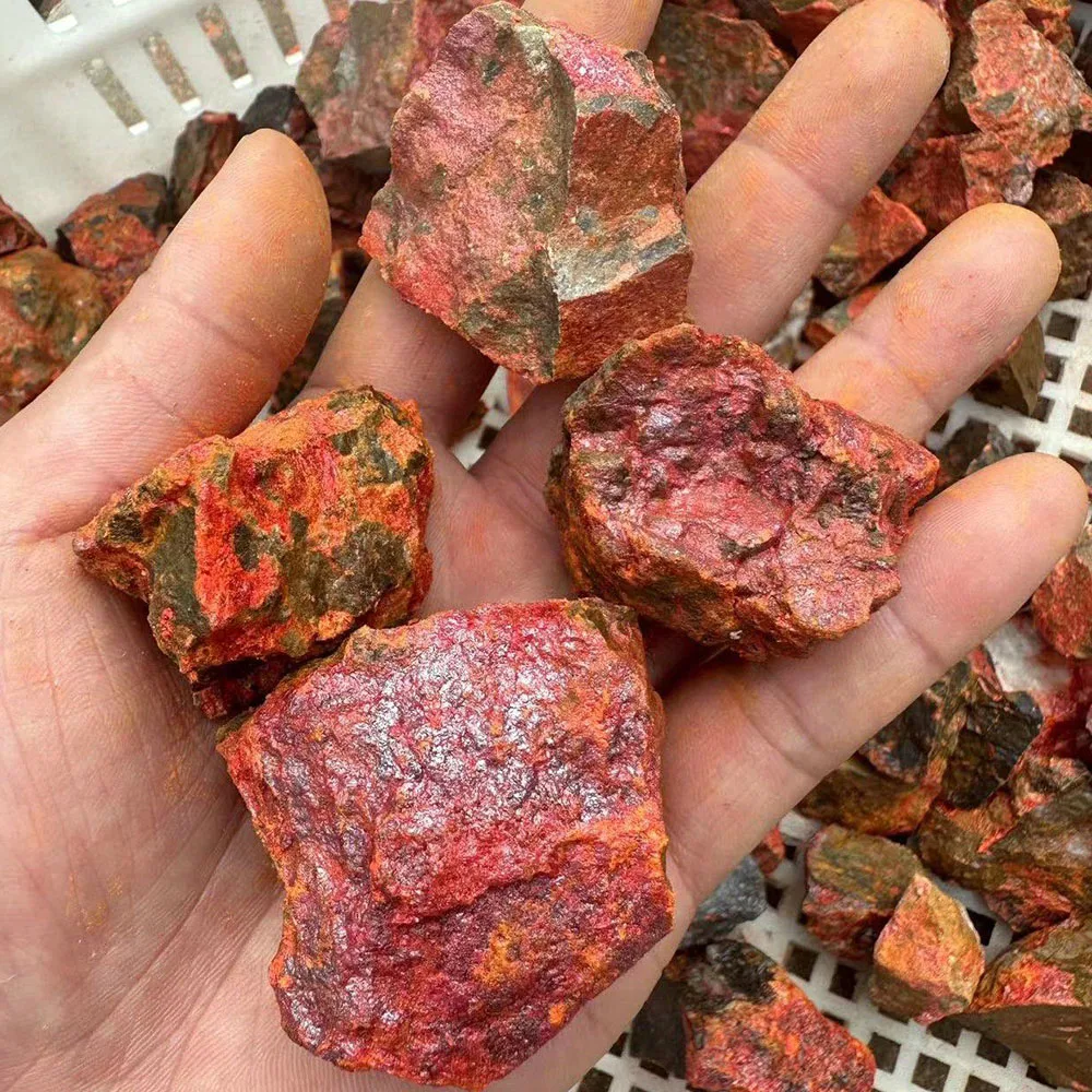 Wholesale natural high quality red realgar and orpiment raw stone for sale