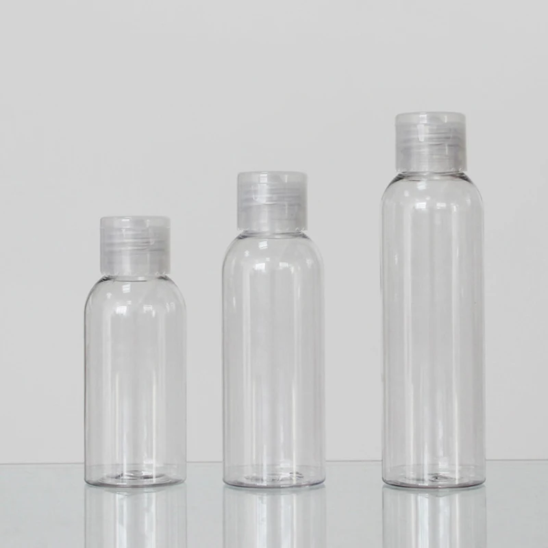 wholesale 3 oz empty clear plastic bottles with caps