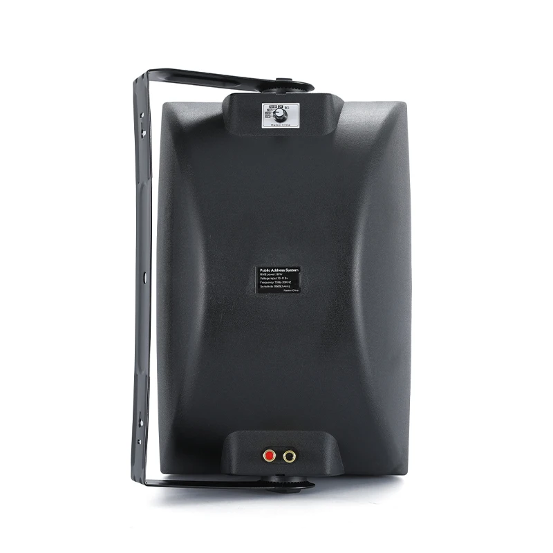 High Quality Factory Directly Black Voltage PA Conference Wall Mounted Speaker