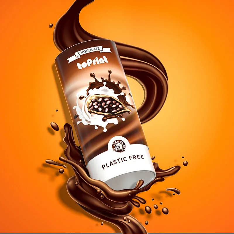 Eco Friendly Fancy Chocolate Packaging Box Empty Recycled Gift Boxes Direct Contact Food Paper Box