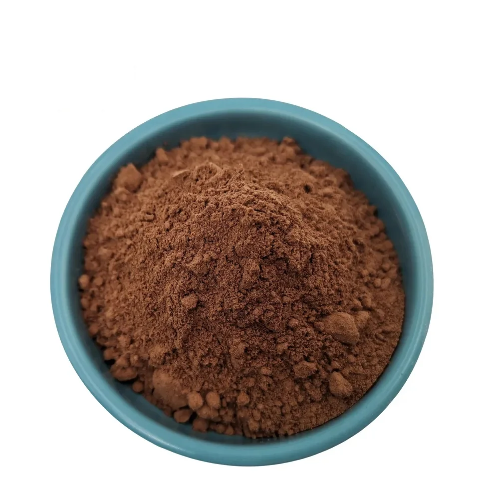 Alkalized Dark Brown Cocoa Powder for malt drink ice cream chocolate FAT 10-12%