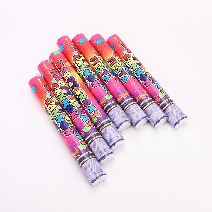 Handheld Compressed Confetti Shooter Party Popper Tube Cannon