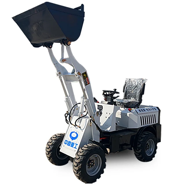 Electric hydraulic wheel tilting machine skid steer earthmoving machinery micro skid steer loader