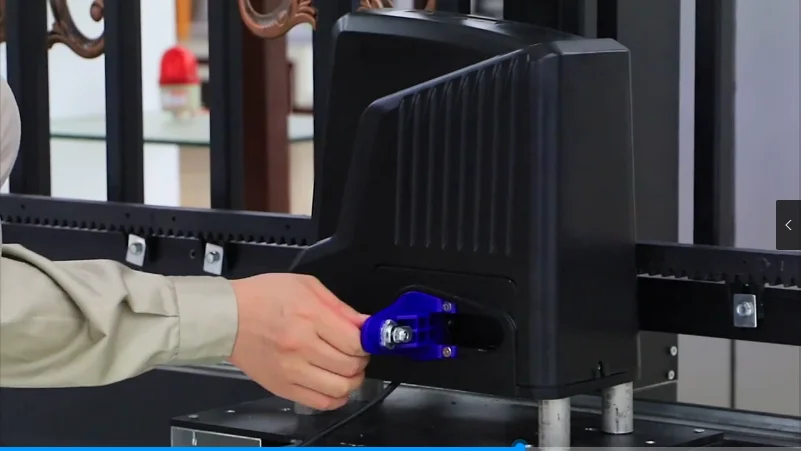 DC Motor 24V 350W 1200kg Automatic Remote Control Ups Battery Backup Electric Sliding Gate Opener