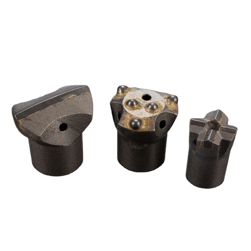 34mm 7 Buttons Tapered Button Drill Bit for Jack Hammer Thread Rock Drilling Tool