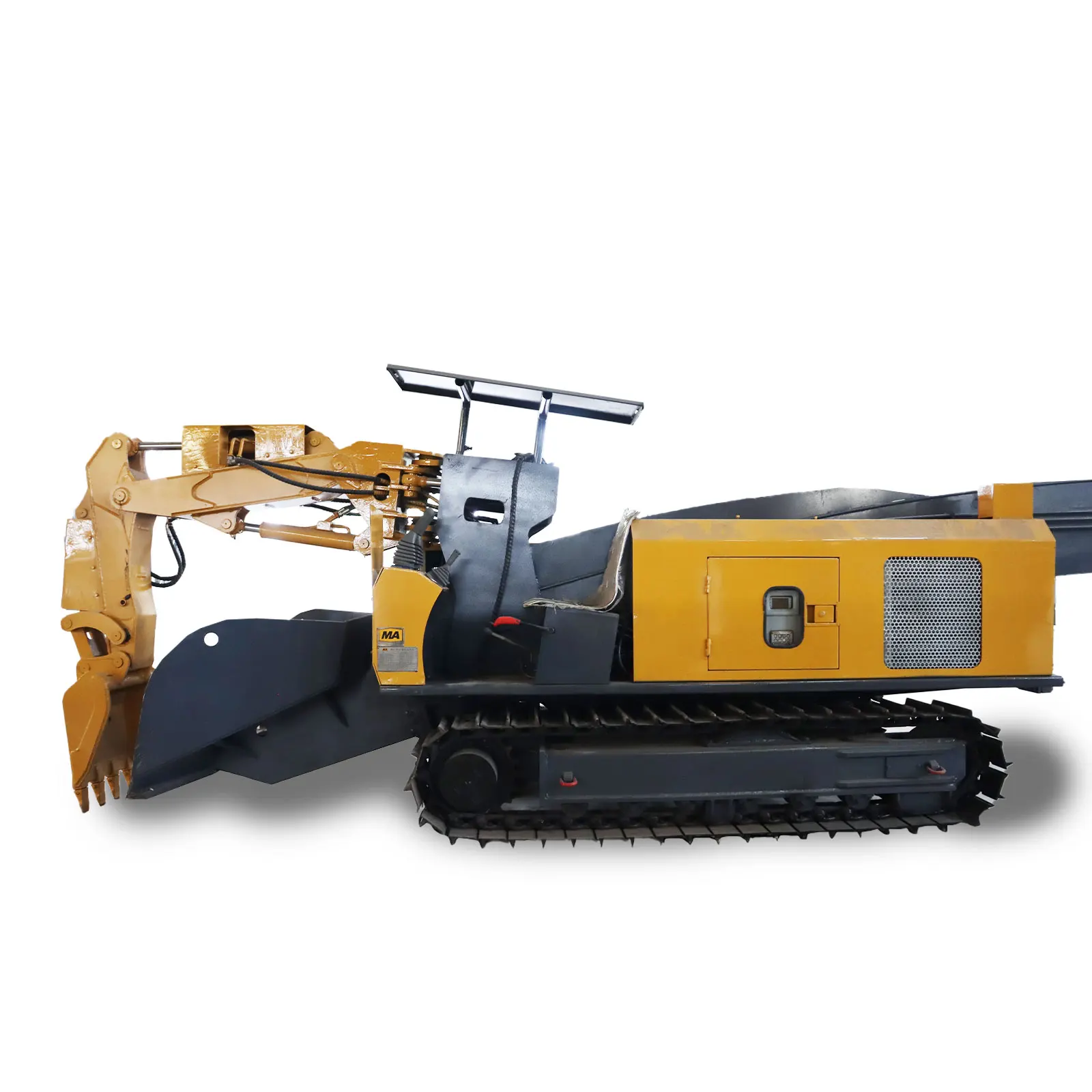 The  electric full hydraulic control system and production device of tunnel machine Haggloader continuous loader
