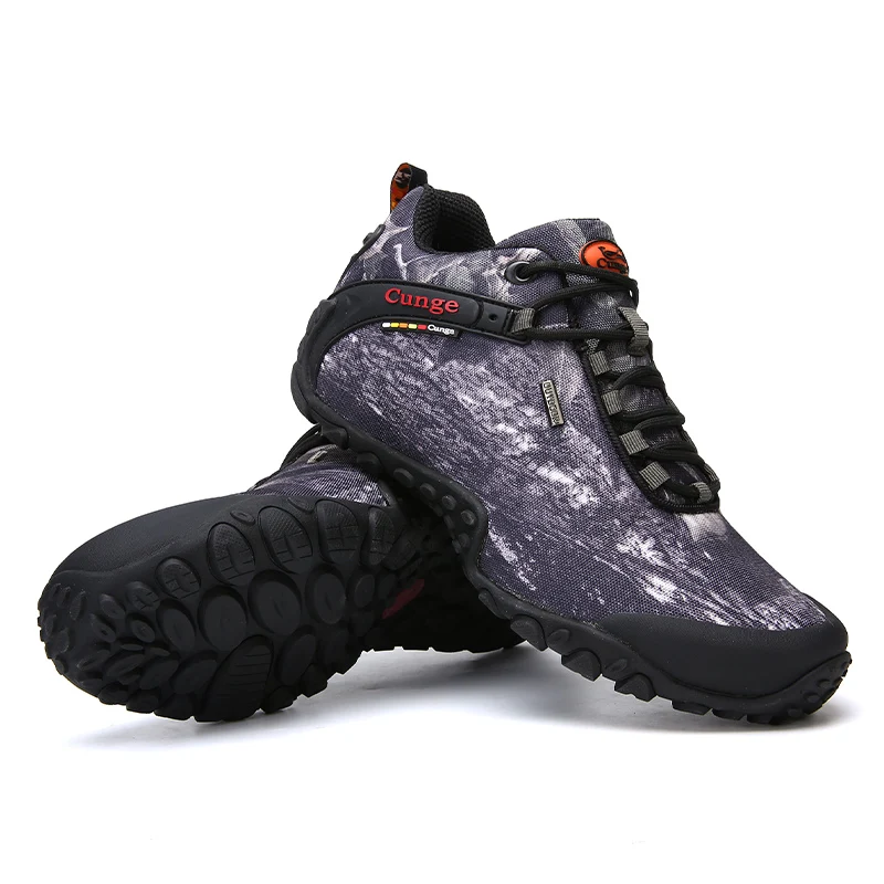 Мужские камуфляжные ботинки для охоты водонепроницаемые походные нескользящие легкие дышащие прочные уличные высокие рыбалки