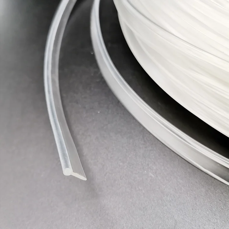 Car Decoration DC 12V PVC Transparent Skin 3Mm P Type High Brightness Plastic Side Glow Fiber Optic