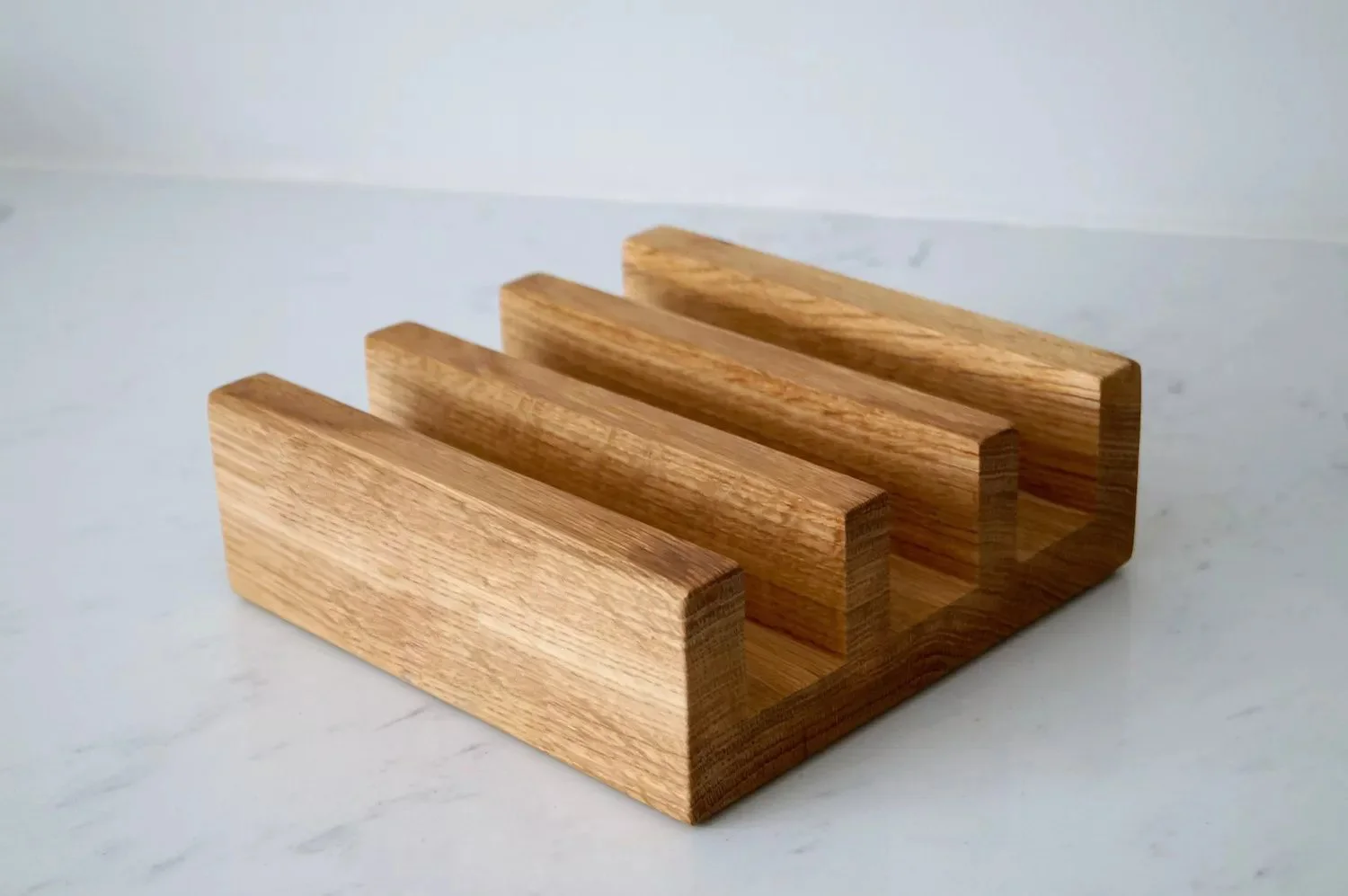 Handcrafted Solid Wood Cutting Chopping Block Boards with Wood Stand for Holding