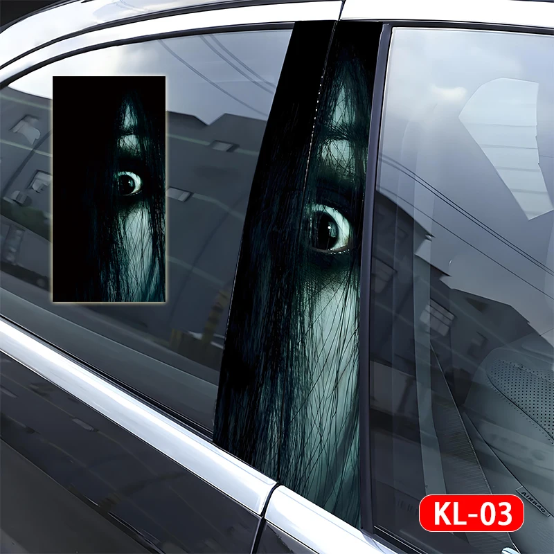 Clown Girl Car sticker Car Femme Fatale car centerpost decorative scratch waterproof sunscreen sticker