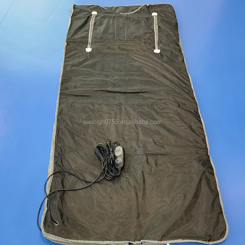 Sunhigh LF 2024 HOT selling Sauna Blanket Sweating Detox Body Shape Fitness Far Infrared Sauna Blanket for body care Waterproof