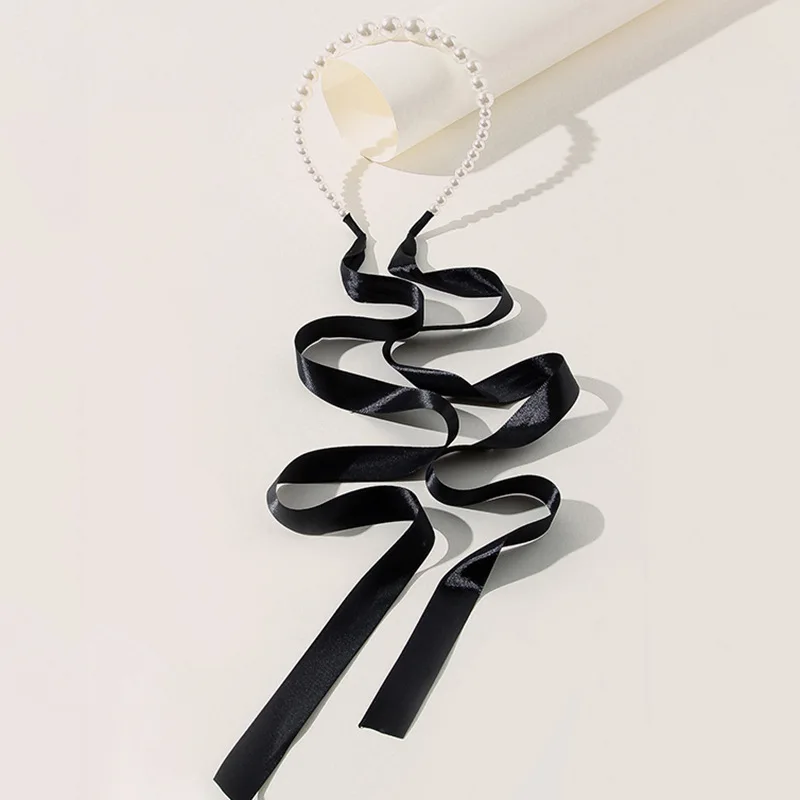 Vintage Pearl Headband Collection Sweet Headband Ins Net Red Hairpin Press Hair Accessories New Style Of Outgoing Headwear