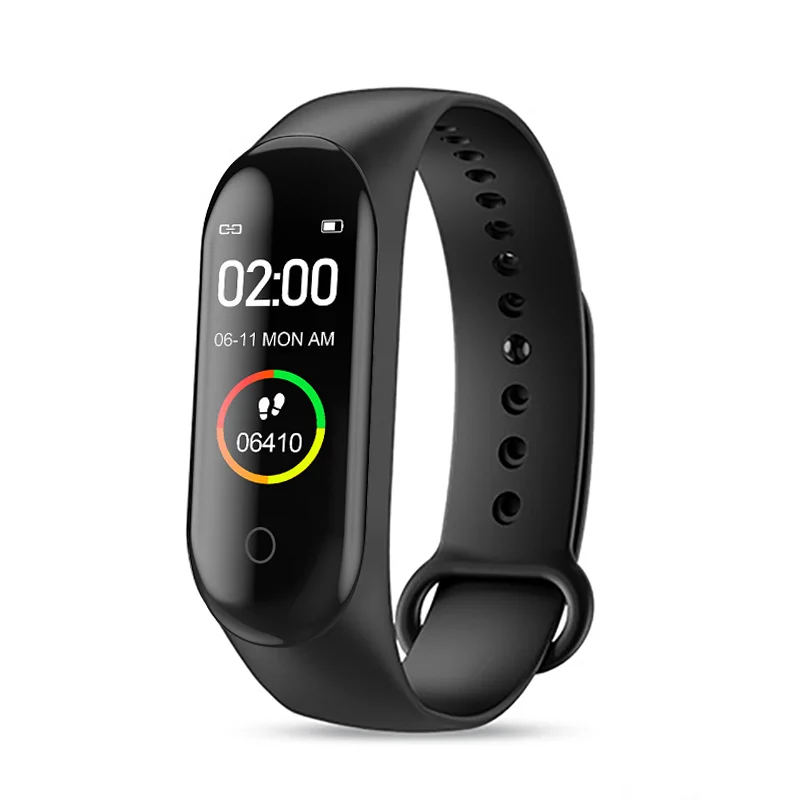 
Hot Sale Smartwatch M4 Heart Rate Sleep Smart Band Color Screen Smart Bracelet M4 