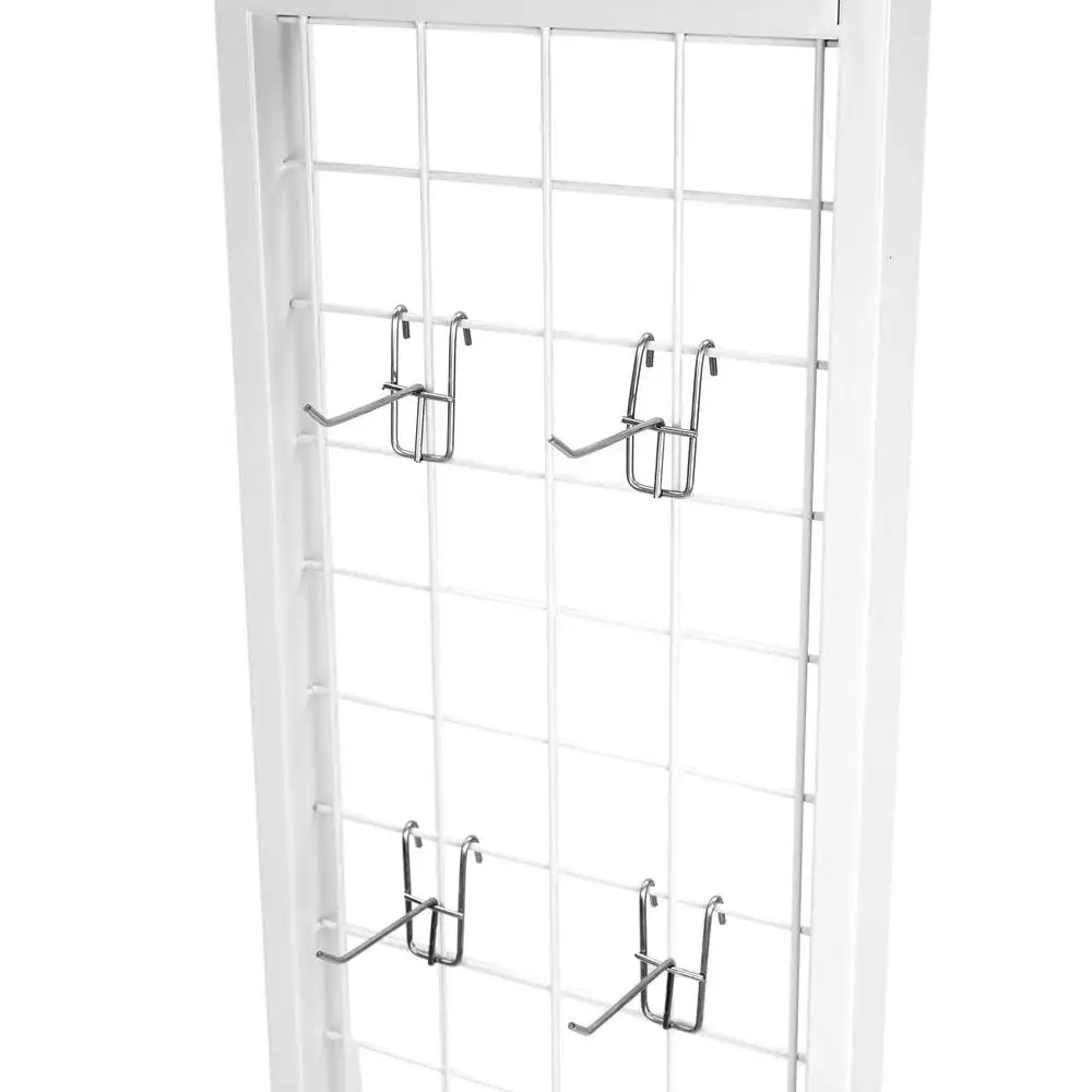 RUIMEI INTELLIGENT Metal Wire Supermarket Shelf Supermarket Display Rack With Hook