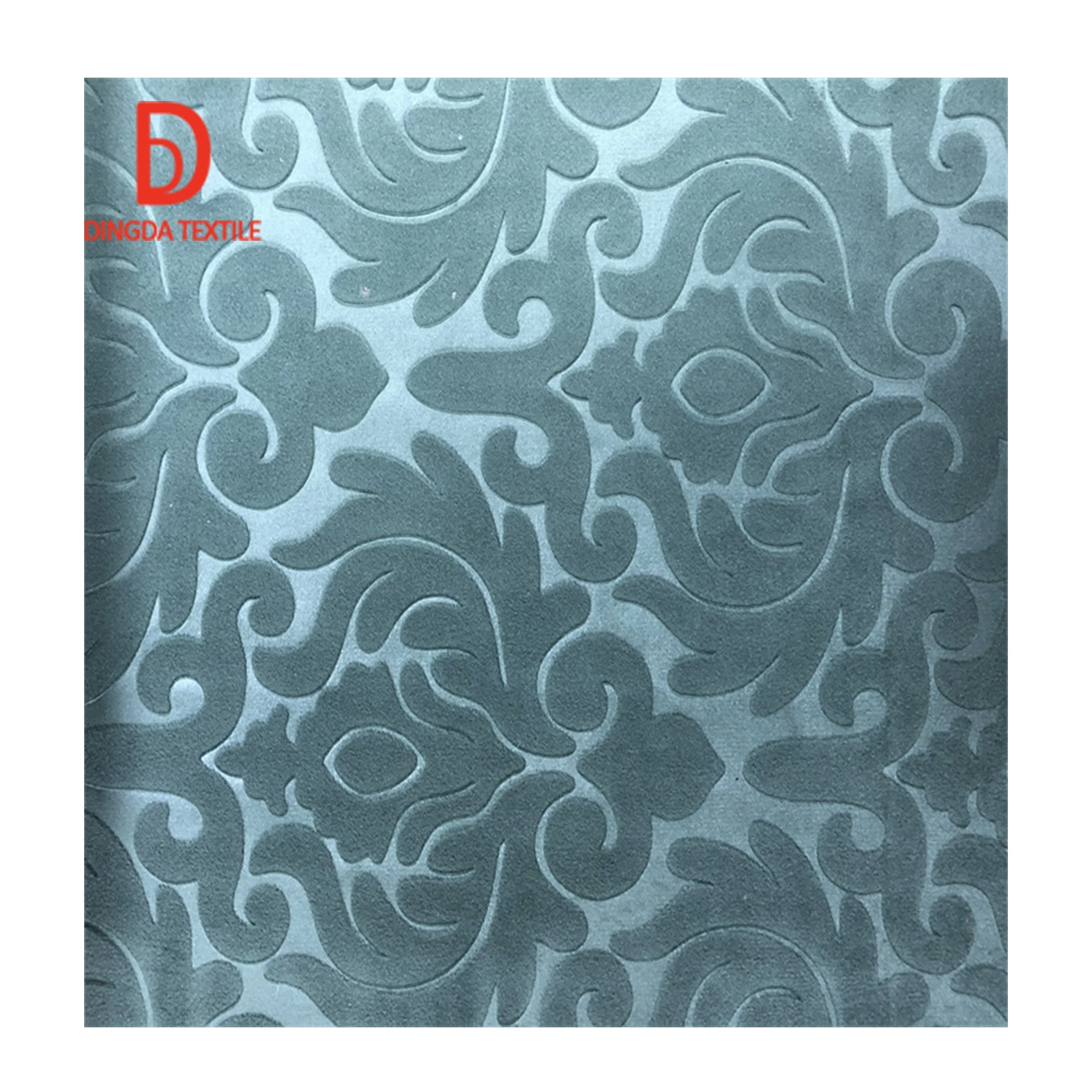 100% polyester 3D embossed Dutch velvet comfortable soft fabric sofa curtain tablecloth fabric